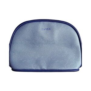 La Mer Light Blue Travel Pouch